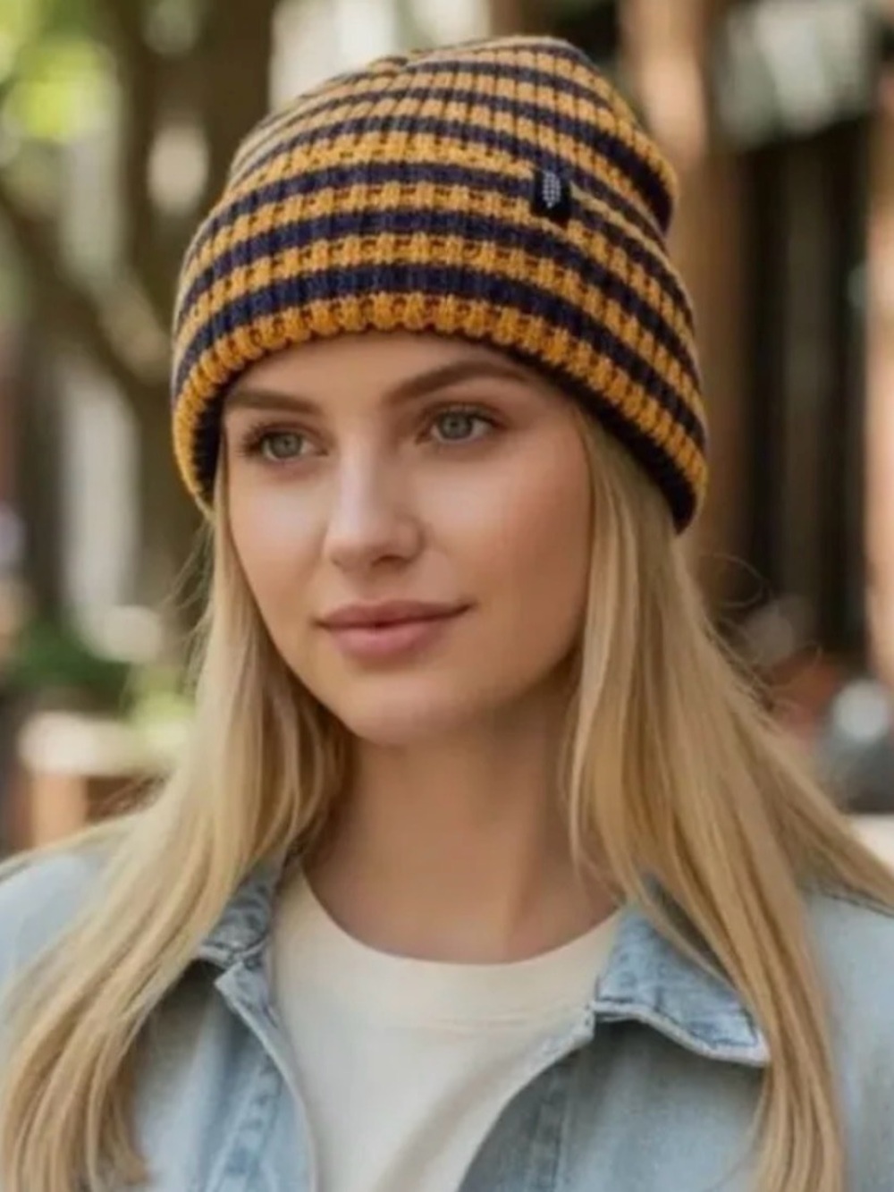 Free People Stripe It Up Beanie